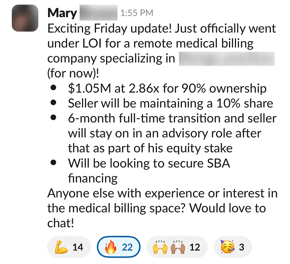 Mary testimonial