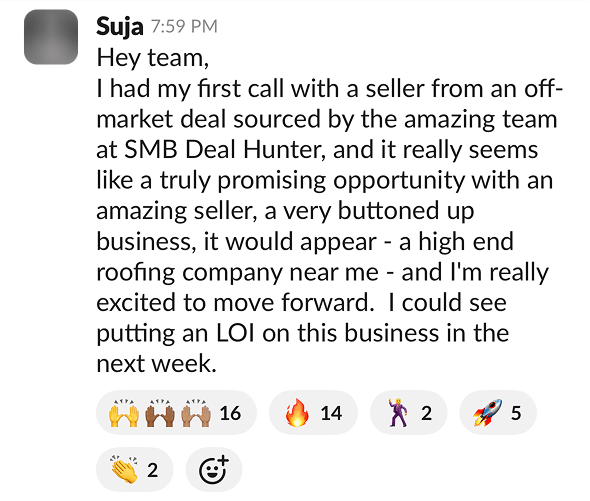 Suja testimonial