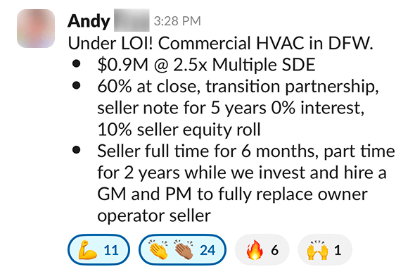 Andy testimonial