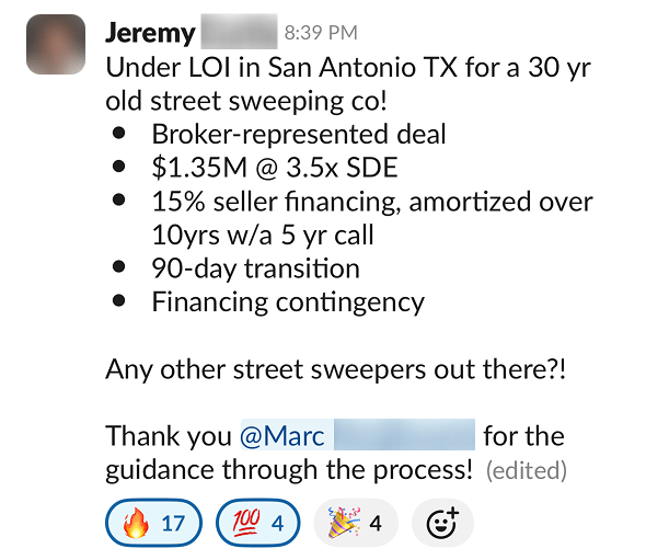 Jeremy testimonial